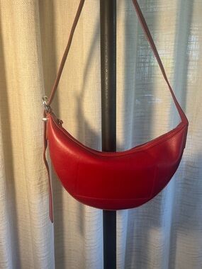 MADEWELL Red Crescent Shoulder Bag